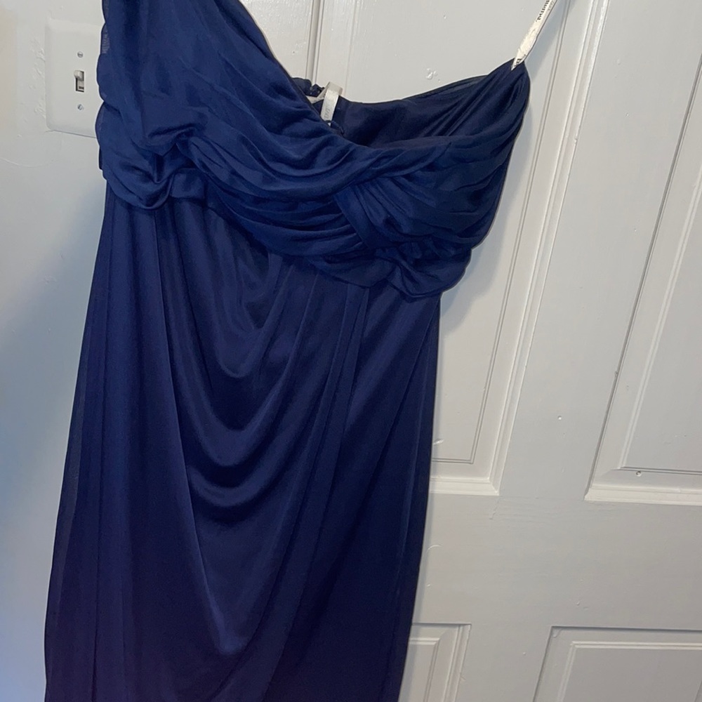Worn size 10 navy blue dress